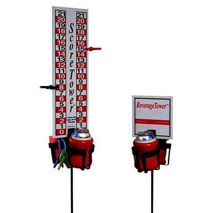 ScoreTower Combo Set - Scoreboard & Drinkholders for Horseshoes