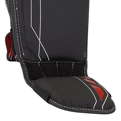 Century Brave Sports Shin Guard Washable, Padded Shin Protectors Ideal Training Equipment for Kickboxing MMA Muay Thai and Fitness, Perfect for Skill Enhancement Suitable for Kids, Men and Women - size: Small-Medium