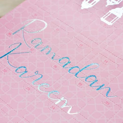 Ramadan Chocolate Countdown Calendar - Pink & Glitter