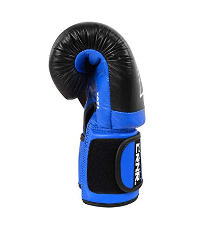 Competition Boxing Gloves | Punch Bag Mitts Sparring Punching Training MMA Fighting Sports - color: Blue, size: 12 oz