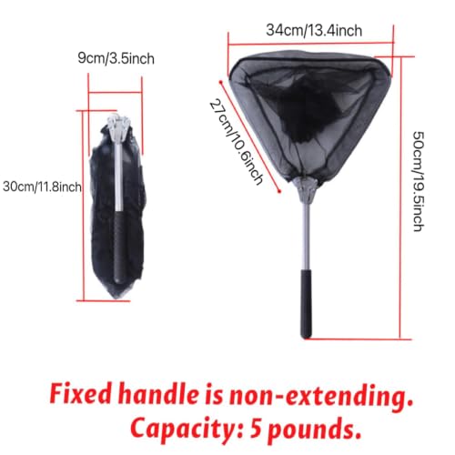 Fishing Net with Handle,Fish Crab Minnow Net Extendable for Fish Tank