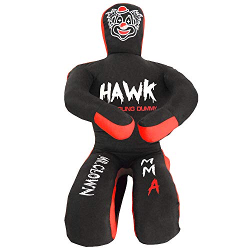 Clown Grappling Dummy for Combat Sports Mastery, Moveable and Strikeable Punching Dummy for Adults, 5 ft. Boxing Dummy for MMA Jiu-Jitsu, Judo, Karate, and Wrestling Training and Sparring