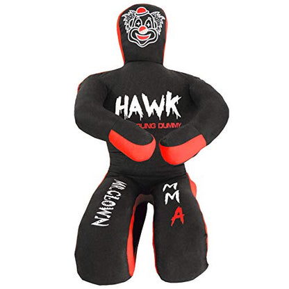 Clown Grappling Dummy for Combat Sports Mastery, Moveable and Strikeable Punching Dummy for Adults, 5 ft. Boxing Dummy for MMA Jiu-Jitsu, Judo, Karate, and Wrestling Training and Sparring