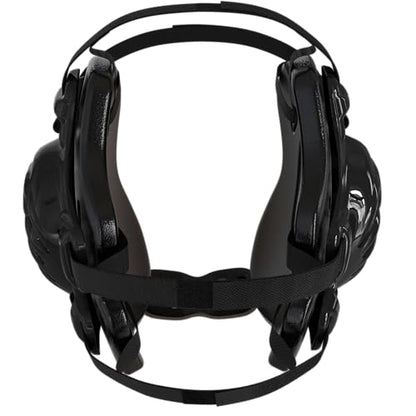 GCA Nelson Youth Wrestling Headgear Pro – Adjustable Ear Guard for Kids | Universal Fit BJJ MMA - color: Black/Black/Black