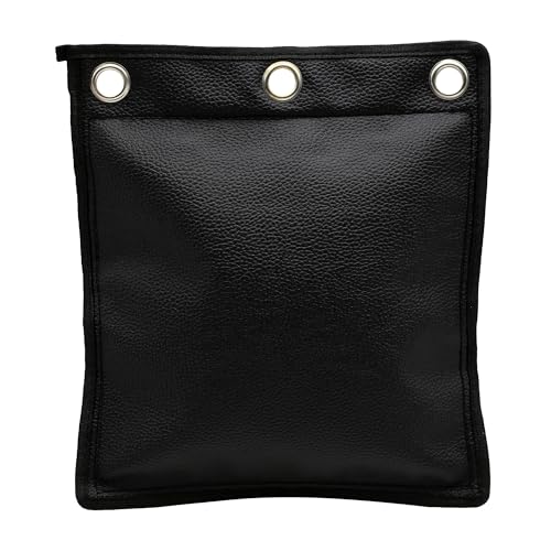 Wing Chun Wall Bag Canvas Leather Punch Bag for Kung Fu Boxing Training - color: BLACK
