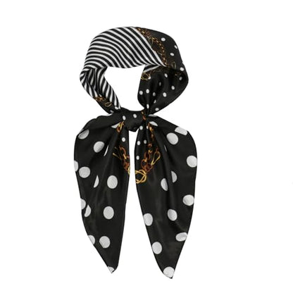 vimate 35" Square Silk Like Head Scarf - Women's Fashion Satin Scarf Bandana for Hair Wrapping at Night. - color: H1#. Style--132