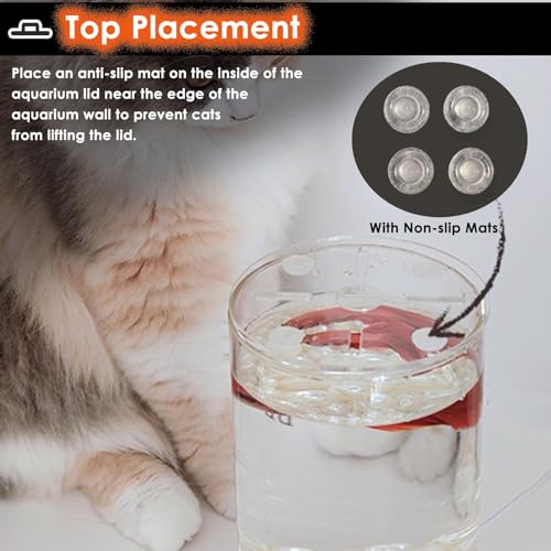 Customizable Acrylic Fish Tank Cover - Anti-Jump Flip-Top Lid, Cat-Proof Design, Airflow Vent, Ideal for Aquariums, Pet Owners & Fish Enthusiasts - size: 75cm/30in