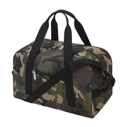Apenze Small Gym Bag 14 inch lightweight Carry On Mini Duffel Bag for Travel Sport - Camo - color: Camouflage