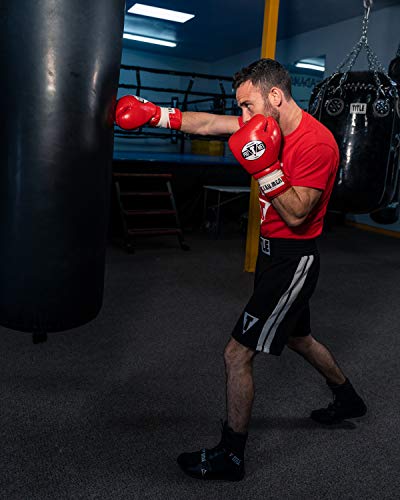 Pro Mex Pro Lace Training Gloves V 3.0 - color: Red, size: 14 oz