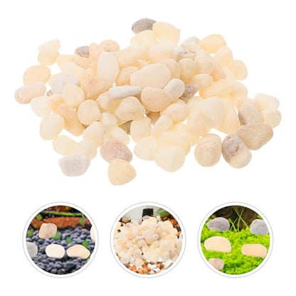Aquarium Fish Tank Gravel Decors 8-10mm Natural Rain Flower Stone Landscape Pebbles for Aquarium Substrate and Flowerpot Decoration
