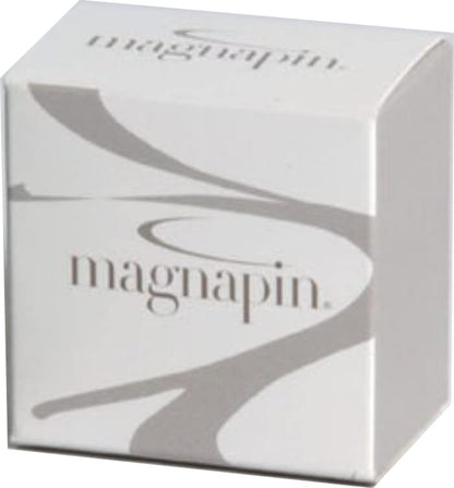 MagnaPin Magnetic Brooch Clasp – No-Pierce Pin Holder for Silk, Leather & Delicate Fabrics – Reusable Name Tag Fastener – Protects Garments from Pinholes