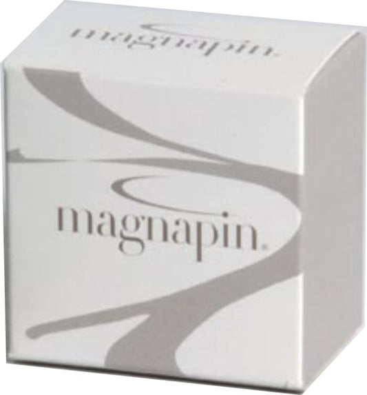 MagnaPin Magnetic Brooch Clasp – No-Pierce Pin Holder for Silk, Leather & Delicate Fabrics – Reusable Name Tag Fastener – Protects Garments from Pinholes