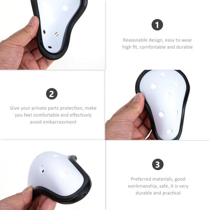 Cabilock 2Pcs Sports Groin Protector Cup Breathable Boxing Crotch Guard for Taekwondo MMA Athletic Groin Guard Protective Gear