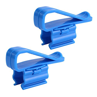 Adjustable Hose Clip, Fish Tank Plumbing Accessories, Reusable for Aquarium Cleaning Accessories (Blue)