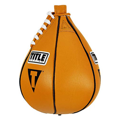 TITLE Boxing Super Speed Bag, Yellow, 5" x 8"