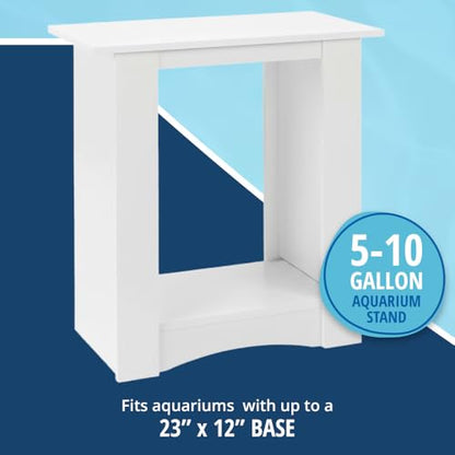 Tetra 5-10 Gallon Fish Tank Stand, Durable Water-Resistant Wood - size: 5-10 Gallon