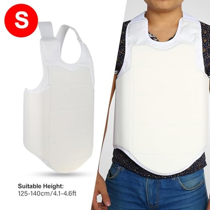 Chest Guard, Unisex Taekwondo Chest Guard Vest Boxing Karate Breast Protector Taekwondo Karate Protector Accessory for Adult Child - size: Small
