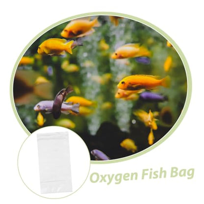 Zerodeko 20pcs Plastic Fish Bags Leak Transporting Pouches for Live Fish and Shrimp for Aquarium Use and Shipping Supplies