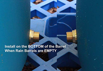 RAINPAL® RBL020 Rain Barrel Linking Kit (6 Pack)