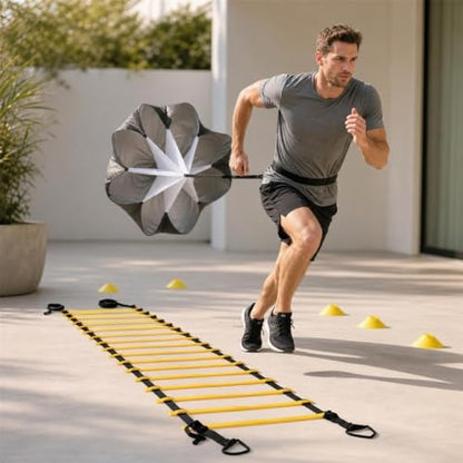 Agility Training Equipment Set, Football Training Equipment Kit, Speed Training Agility Ladder, Resistance Cones