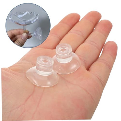 KESYOO 50pcs Aquarium Feeder Cups Transparent Fish Bowl Holders for Easy Installation for Fish Feeders and Accessories Design for Tank Use - size: 3.00X3.00X1.50CM