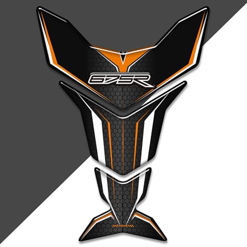 Motorcycle 3D Tank Pad Compatible with Triumph Street Triple Daytona 675 765R RS Stickers Gas Kit Knee Fish Bone Tank Pad Decals Fit for 675 765 R RS Stickers Decals Tank Protection Waterproof (A-18) - color: A-18