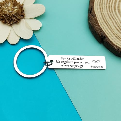 Bible Verse Keychain Religious Faith Gifts Christian Gift for Women Men Christmas Jewelry Easter Prayer Christian Jewelry Inspirational Easter Prayer Gift Religious Gift Birthday Graduation Gift