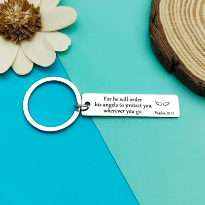 Bible Verse Keychain Religious Faith Gifts Christian Gift for Women Men Christmas Jewelry Easter Prayer Christian Jewelry Inspirational Easter Prayer Gift Religious Gift Birthday Graduation Gift