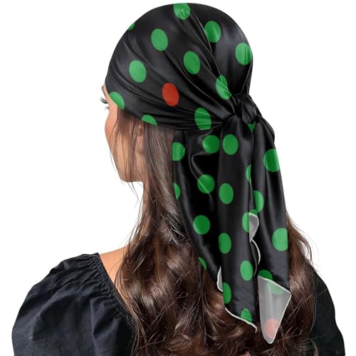 Head Scarf for Women,35" Large Square Hair Scarves Bandana Fashion Neck Scarf - color: Color 20