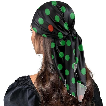 Head Scarf for Women,35" Large Square Hair Scarves Bandana Fashion Neck Scarf - color: Color 20
