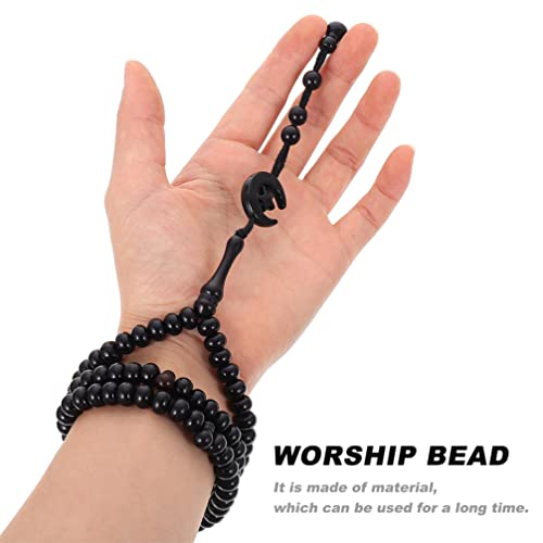 COHEALI Muslim Tasbih 99 Beads - 19.68In Islamic Prayer Beads, Handheld Misbaha with Traditional Tassels for Salat & Meditation, Spiritual Gift for Ramadan, Eid & Hajj