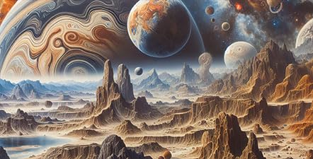 24X12IN Cosmic Spaceterrarium Background, Cool Parallel Space Themed Aquarium Reptile Habitat Background, Aquarium Background with 10EVA Double-Sided Tape - color: space02, size: 24X12in/60X30cm