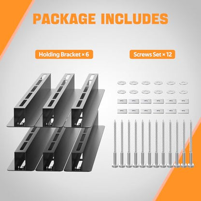 Ultrawall Overhead Garage Storage Rack, Heavy Duty Ceiling Storage Rack, 26 Inch Adjustable Ceiling Bin Storage System, 6 Sets for 5 Bins - style: For 5 Bins