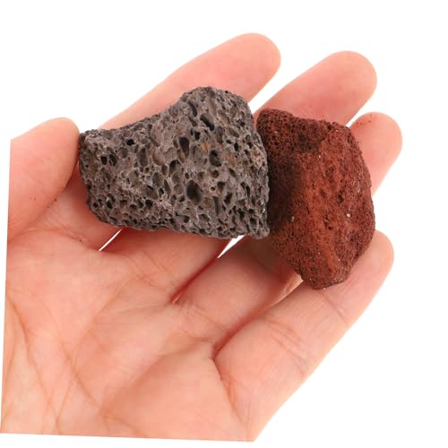 Happyyami 1set Decorative Volcanic for Fish Tank and Aquarium Accessories for Landscaping and Planter Decor