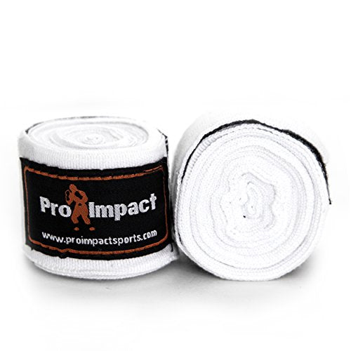180 Inch Mexican Style Boxing Hand Wraps – Stretchable Wrist & Knuckle Support for MMA, Muay Thai, Kickboxing, Heavy Bag & Combat Training – Men & Women - color: White