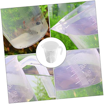 1pc Thickened Measuring Cup for Aquarium Water Change and Fish Feeding Scale Safety Material Easy to Use Fish Tank Accessory