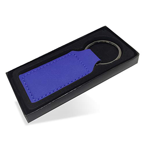 LaserGram Rectangle Keychain, Allah 2, Personalized Engraving Included (Dark Blue) - color: Dark Blue