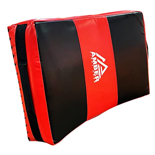 Amber Fight Gear Curved Body Punching Shield Striking Kick Shield for Boxing Punching Pad Muay Thai Training Foot Target Strike Body Shield, MMA, TKD, Martial Arts, Karate Workout 25”x16”x5”