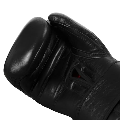 Title Boxing Ko-Vert Training Boxing Gloves - color: Black, size: 16 oz