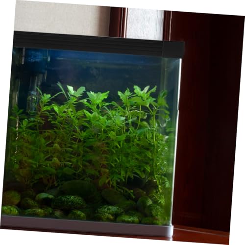 Abaodam Safety Edge Protector for Fish Tank Aquarium Strip for Tank Design Easy Installation Black Prevents Spills and Fish Escape - size: 45.00X45.00X2.50CM