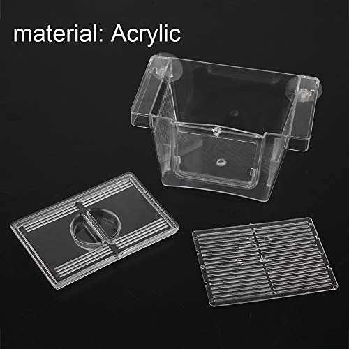 Split Fish Betta 5 Gallon Fish 14 X 8 X 8 Acrylic Aquarium Fish Breeding Box Incubation Box Small Size