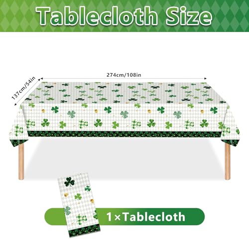 98PCS St Patrick's Day Party Supplies Green Irish Shamrock Tableware Set Lucky Shamrock Birthday Party Supplies St Patrick's Day Party Decorations Irish Shamrock Paper Plates and Napkins for 16 Guests - style: St. Patrick's Day