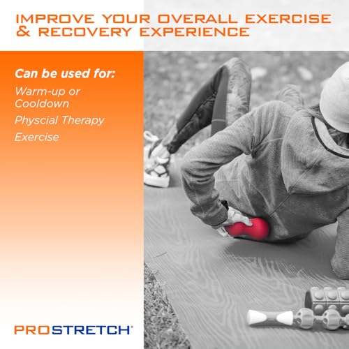 ProStretch Peanut, Massage Ball Roller for Muscle Knots & Trigger Points | Soft Acupoint Lacrosse Ball Roller for Myofascial Release & Deep Tissue Therapy