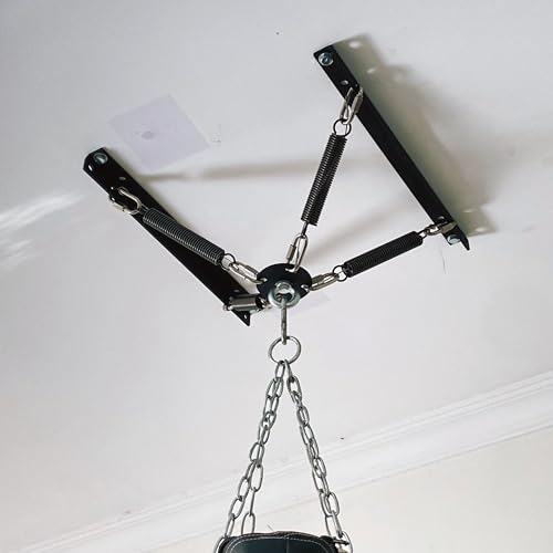 Heavy Bag Hanger Noise and Vibration Dampening Design Ceiling or Open Floor Joist Mount for Heavy Punching Bags - color: B.From 120 LBS to 200 LBS