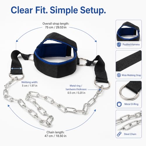 Neck Training Head Harness Adjustable Support Weight Bearing Design for Strength Training Gym Workouts Rehabilitation Exercises