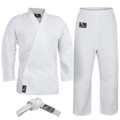 Hawk Sports Karate Uniform for Kids & Adults Lightweight Student Karate Gi Martial Arts Uniform with Belt - size: 3 (5'3'' / 130lbs)