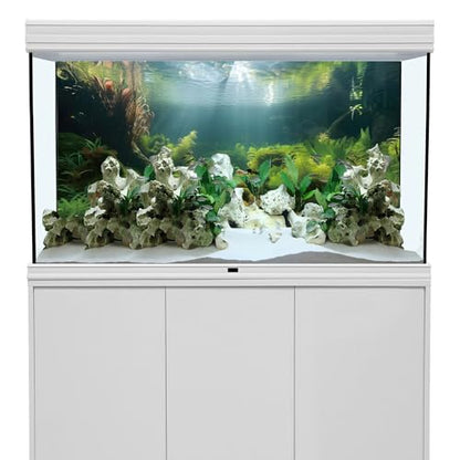 AWERT 24x12 inches Ocean Floor Aquatic Plants Aquarium Background Undersea Theme Aquarium Background Polyester Underwater Fish Tank Background - size: 24x12in/60x30cm
