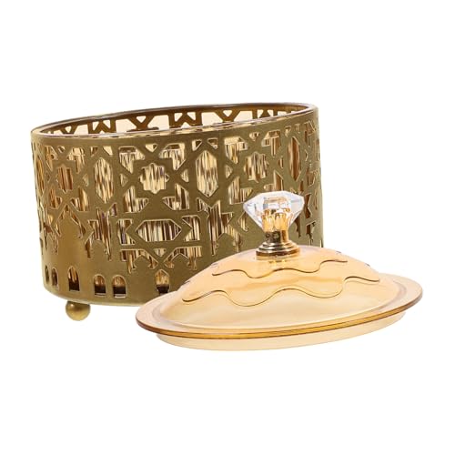 Candy Tray for Eid Mubarak Ramadan Elements Serving Plate Decorative Snack Holder for Parties Multi-Purpose Food Tray for Home Decor Organization