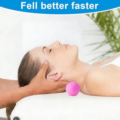 Aegero Peanut Massage Ball-Double Lacrosse Massage Ball, Mobility Ball for Myofascial Release,Yoga Therapy,Trigger Point Therapy,Muscle Knots and Acupoint Massage (Grey Firm Ball) - color: Grey