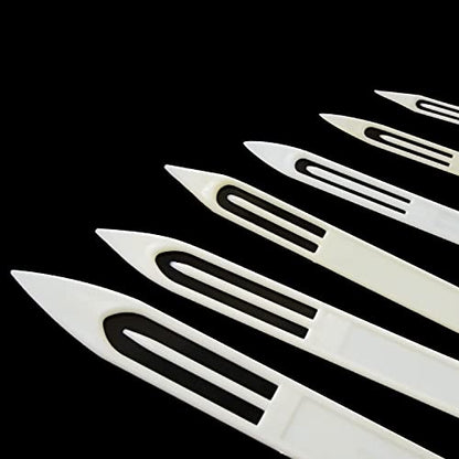 7pcs Netting Needle Shuttles Fishing Net Repair Sewing Weaving Needles Kit | Portable Plastic Fishing Net Mending Needles Tool
